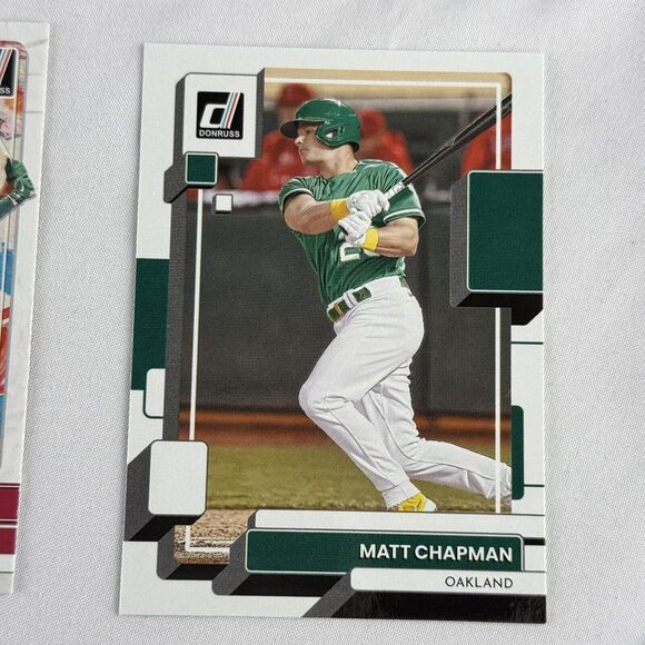 Oakland A’s 12 Card Lot NM Eric Chavez Auto Best Authentic Murphy RC Matt Olson - Picture 13 of 13